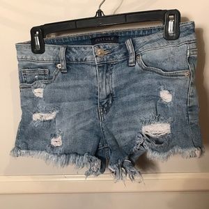 Just USA Denim Distressed Jean Shorts